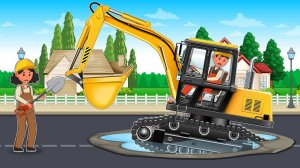 МУЛЬТИК МАШИНКИ ВИДЕО ПРО МАШИНКИ СПАСАЮТ САМОСВАЛ МУЛЬТФИЛЬМЫ ЦВЕТНЫЕ МАШИНКИ ИГРУШКИ МАШИНКИ