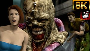 Resident Evil 3: Nemesis (1999) - Смерть Брэда (Улучшенное качества до 8K)