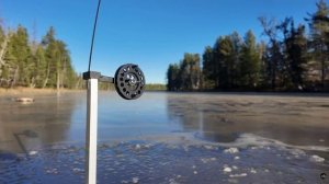 ЗИМНЯЯ РЫБАЛКА ПЕРВЫЙ ЛЕД НА ЯМАЛЕ