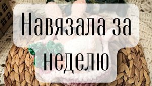 вязовлог 43/2025 Навязала за неделю