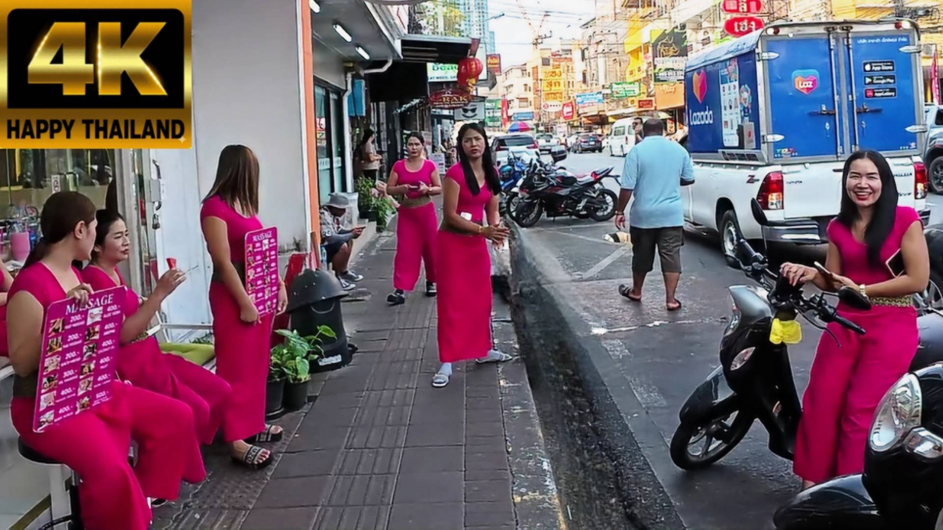 4K ► Soi 8 ● Soi 7 ● Soi 3 ● Beach Road ● Second Road ● Pattaya ● April 2025 ● 04