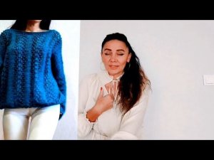 ВЯЖЕМ ДЖЕМПЕР  ПО МОИМ БЕСПЛАТНЫМ МК В Telegram КАНАЛЕ