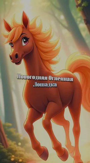 новогодняя лошадка