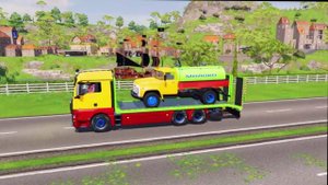 МУЛЬТИКИ ДЛЯ МАЛЫШЕЙ. ПЕРЕВОЗКА МАШИНОК НА ДЕТСКОМ АВТОВОЗЕ. КРАСОЧНЫЙ МУЛЬТ.