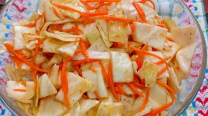 Салат из капусты по корейски. Быстро, вкусно и бюджетно.