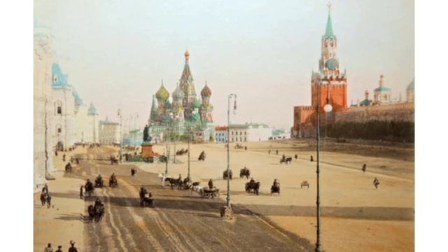 1880 год. Раскрашенные цветные фотографии Москвы. Виды Красной площади и Кремля смотреть онлайн