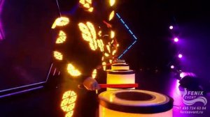 Заказать световое шоу барабанщиков на праздник и корпоратив в Москве - световое барабанное шоу