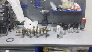 Киа спортейдж G4NA 2.0 задиры пришли.расточка блока и маслофорсунки.без китайских деталей.