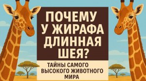 Почему у жирафа такая длинная шея? Как спит жираф? Тайны самого высокого животного в мире