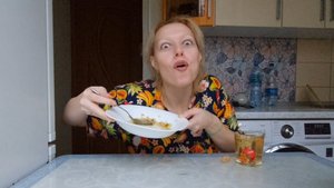 Мукбанг суп на необычном бульоне на обед!