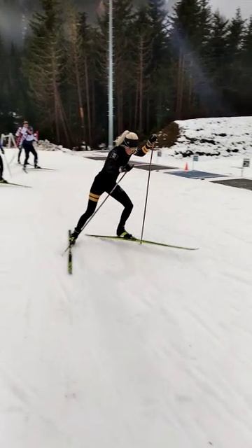 Мария Эдер на подготовке в городе Обертиллах 2022 год