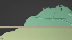 3d модель карты мира