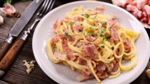 Итальянская кухня. Полный рецепт Спагетти Карбонара