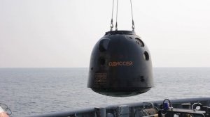 Корабли Тихоокеанского флота провели учения по эвакуации спускаемого аппарата.