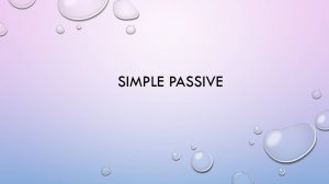 Simple passive
