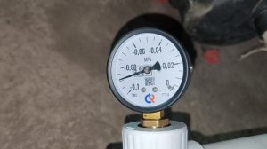 Эксперименты, вакуумный манометр на поверхностный насос