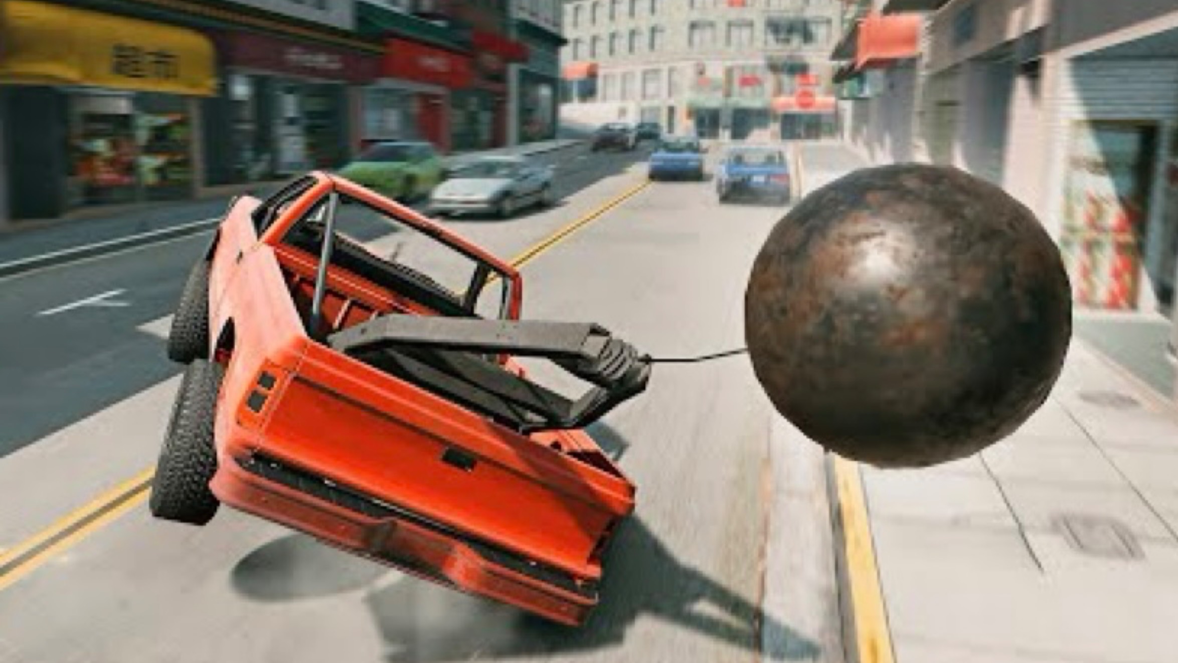 Дикий пикап с гранатой в BeamNG drive смотреть онлайн