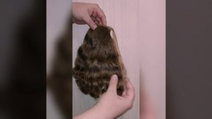 Облегчённый ХВОСТИК на ленте #накладнойхвост #объёмныйхвост #натуральныйхвост #изделияизволос