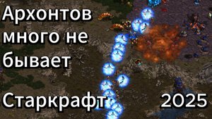 Старкрафт PvZ - Архонтов МНОГО НЕ БЫВАЕТ!! И можно ли играть зергу против протосса без дарк сворма?