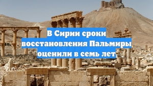 В Сирии сроки восстановления Пальмиры оценили в семь лет