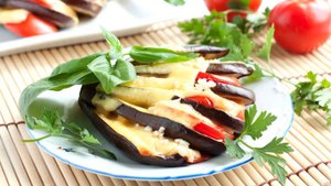 Баклажаны в форме веера