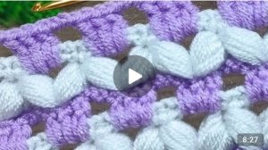 Узор крючком  🙂  #всевжизнисвязано #вязаниекрючком