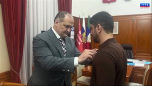 С. Меликов вручил орден «За заслуги перед Республикой Дагестан» Герою России Хан-темиру Султанову