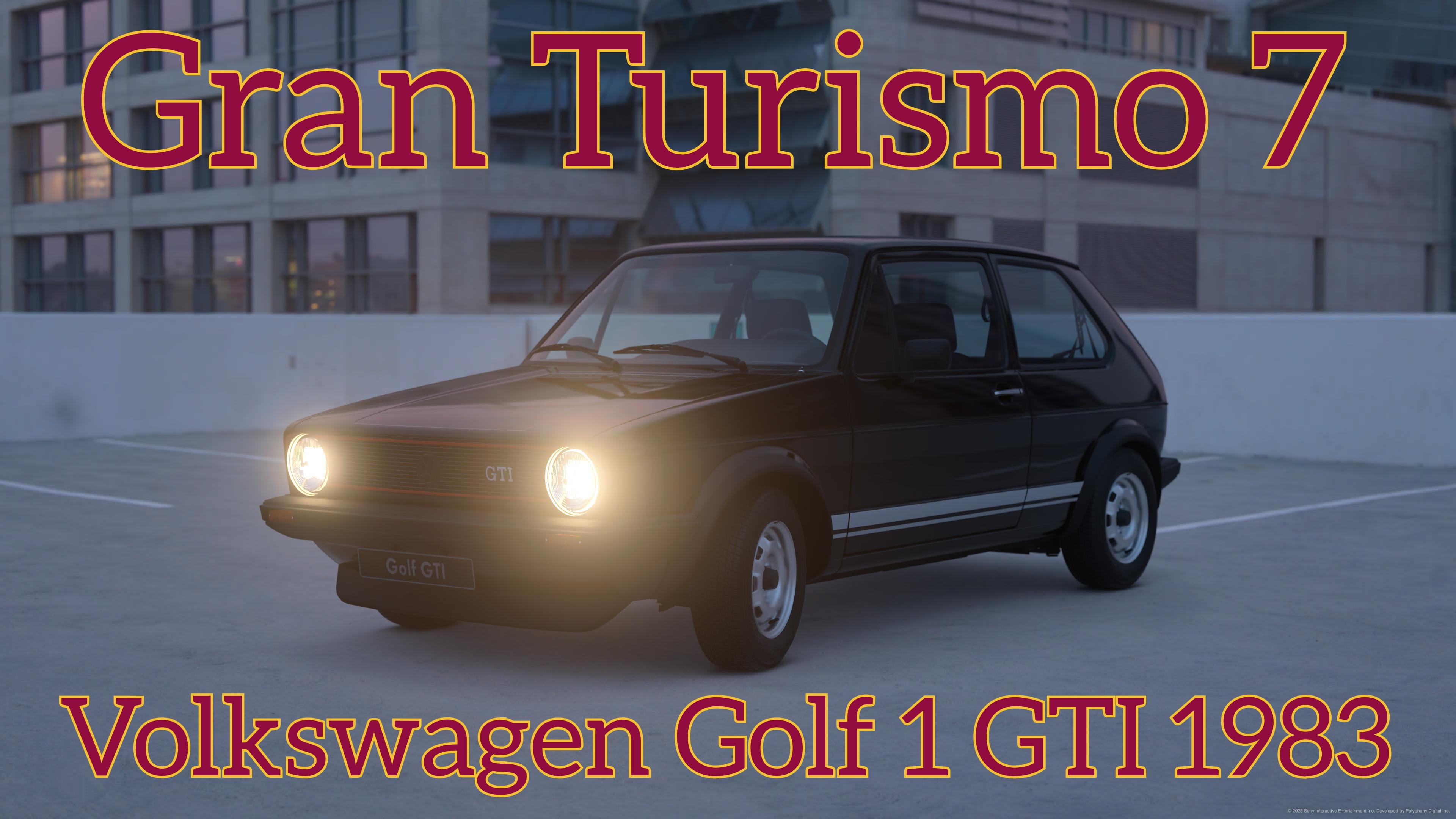 Volkswagen Golf 1 GTI 1983 — классика немецкого автопрома в мире Gran Turismo 7 🌍🔧