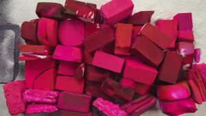 АСМР!!! Красно-розовый микс