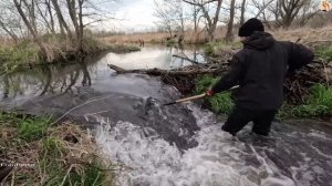 Строительство, расчистка реки