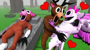 История любви ОЛЕНЯ и СОВЫ в «99 ночей в лесу» Анимация Роблокс