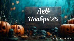ЛЕВ ♌НОЯБРЬ 2025