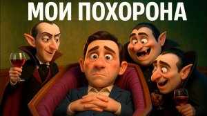 _МОИ ПОХОРОНА_-страшно и смешно!(_MY FUNERAL_) Мультфильм по песне В.С.Высоцкого