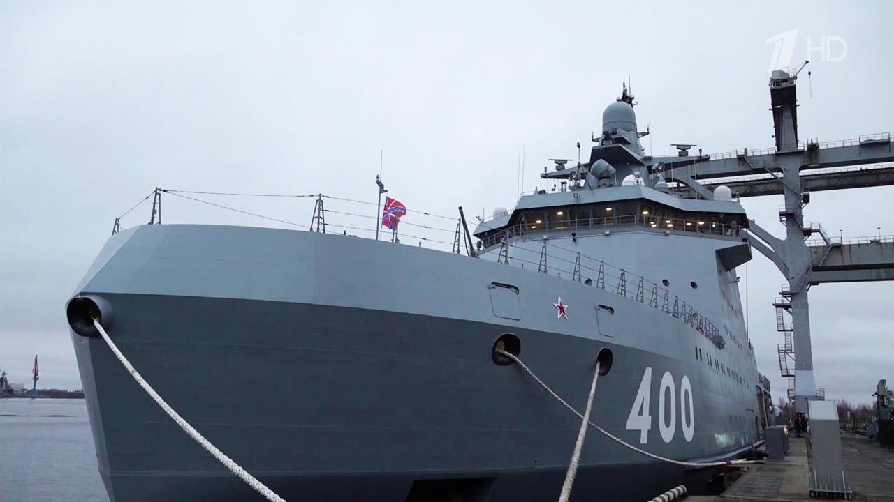 В Северодвинске на воду спущена атомная подводная лодка "Хабаровск"