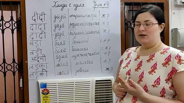 Хинди с нуля. Урок 4