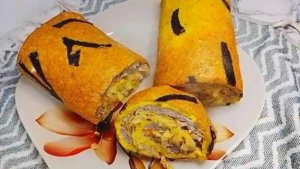 «Тигровый» рулет с фаршем — блюдо, которое все обсуждают!