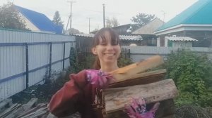 20,21.09.  Эх, дрова, дровишки....Зима не за горами...