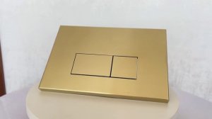 Клавиша смыва Teymi Helmi двойной смыв золото T70207