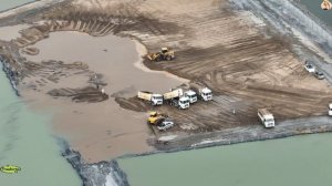 Строительство, высотные съемки засыпка