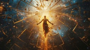 Ascending Through Broken Skies🌌2 Hour Metaphysical Ambience  Galaxy Shards&Golden Aura  Sci-Fi