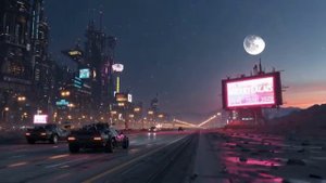 Future City Post-Apocalypse Mad Wasteland 3050 Sci-fi AI Short Film