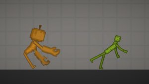 Мини фильм "страшный вызов" в melon sandbox