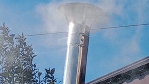 Первая протопка бани