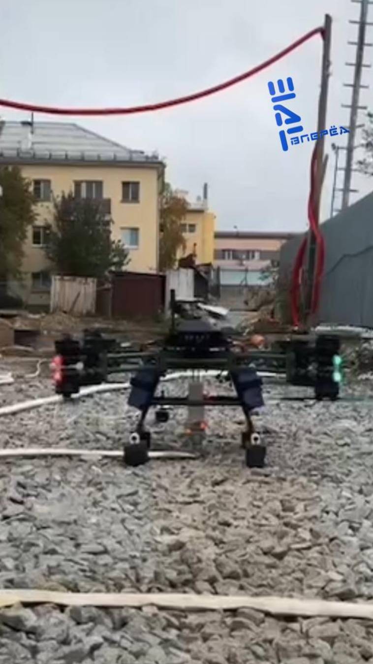 «Грузовик М500» - российский дрон для тушения пожаров