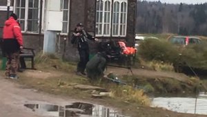 поимка осетра