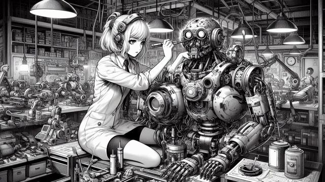 Blonde Boko's Broken Bot - Synthwave Song