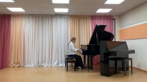 Шеркунова Евангелина. Б. Дварионас. На саночках с горки.