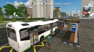 Играю в Public transport simulator 2, управлял одним из своих троих автобусов