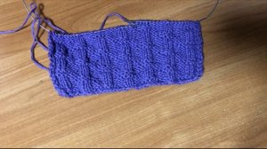 Интересный теневой узор спицами в ваши копилочки