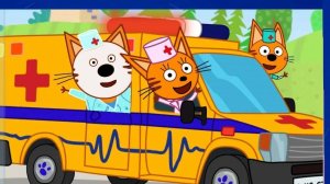 Три Кота!! Котята Доктора! Скороя Помощь! Мини Игры Для детей!